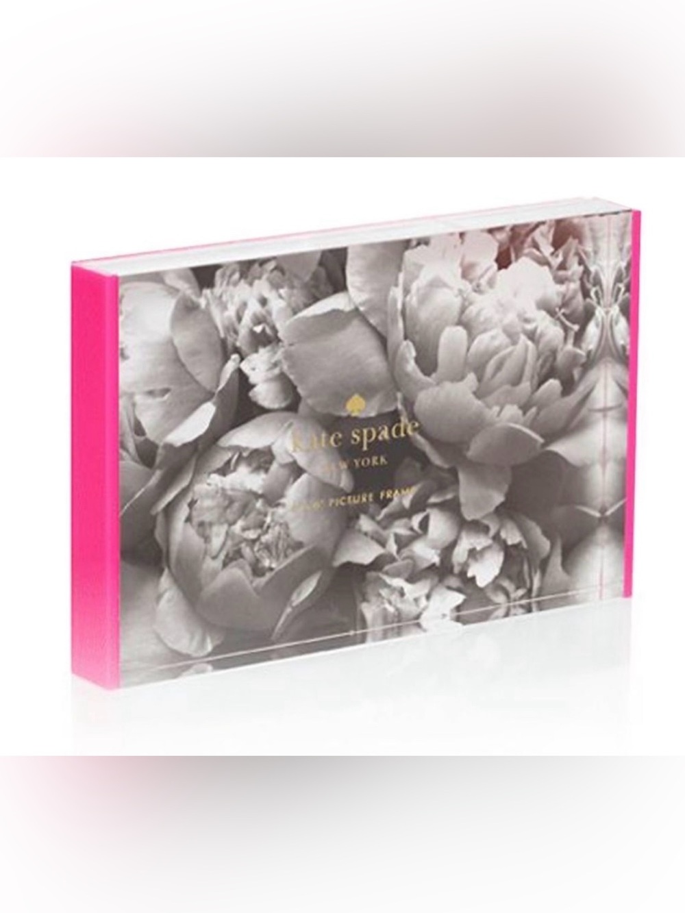 kate spade Hot Pink Acrylic Photo Block Frame